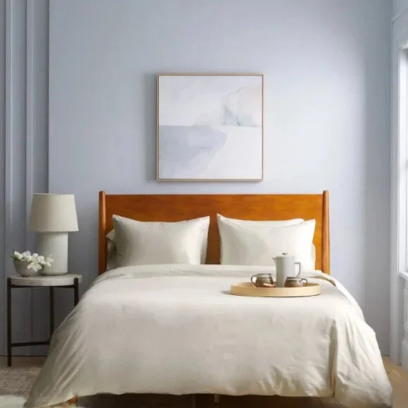 NWT QUINCE Luxury Organic Sateen Duvet Cover Shams Sand Full/Queen SOLD OUT Q21 - Picture 1 of 9